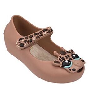 Mini Melissa Ultragirl IV Giraffe Mary Jane Shoes.